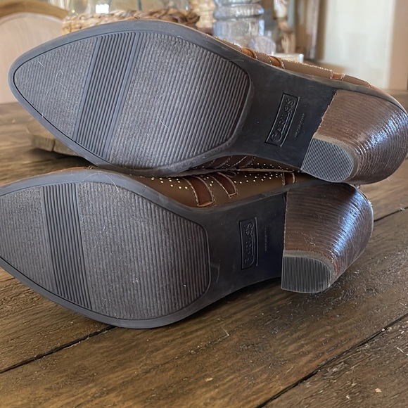 Carlos by Carlos Santana Brown Sterling Western Booties Size 9 - Picture 4 of 4